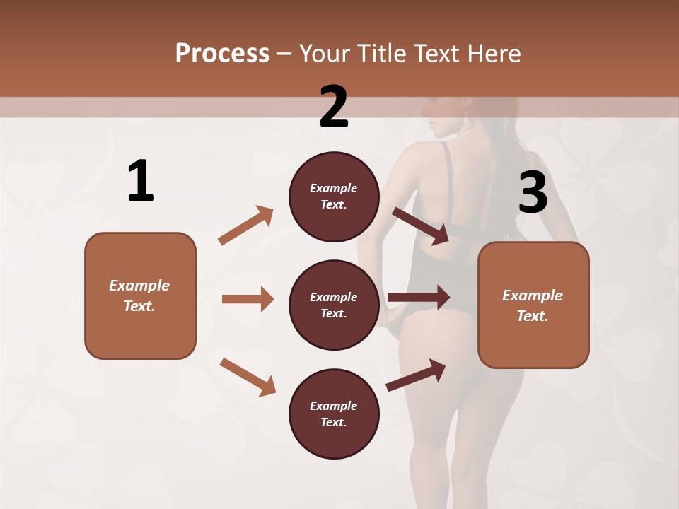 Pose Fashion Beauty PowerPoint Template