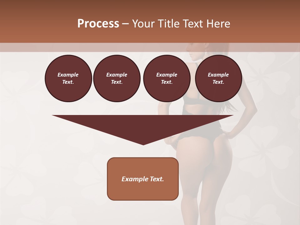 Pose Fashion Beauty PowerPoint Template