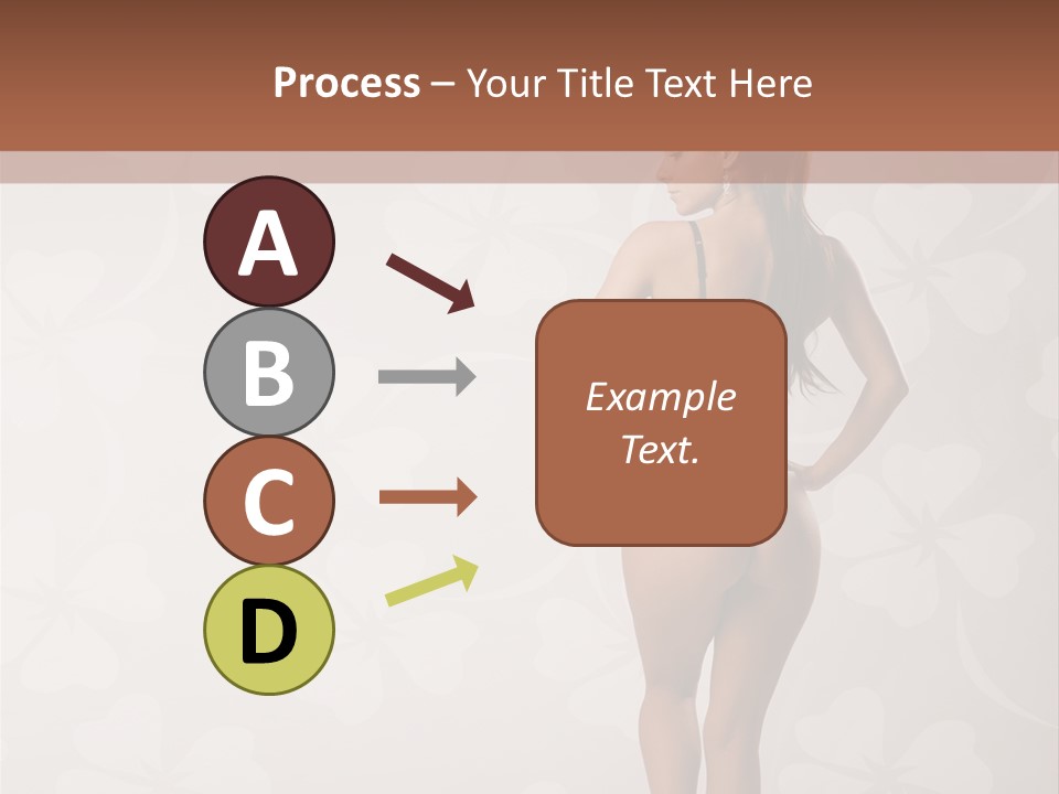 Pose Fashion Beauty PowerPoint Template