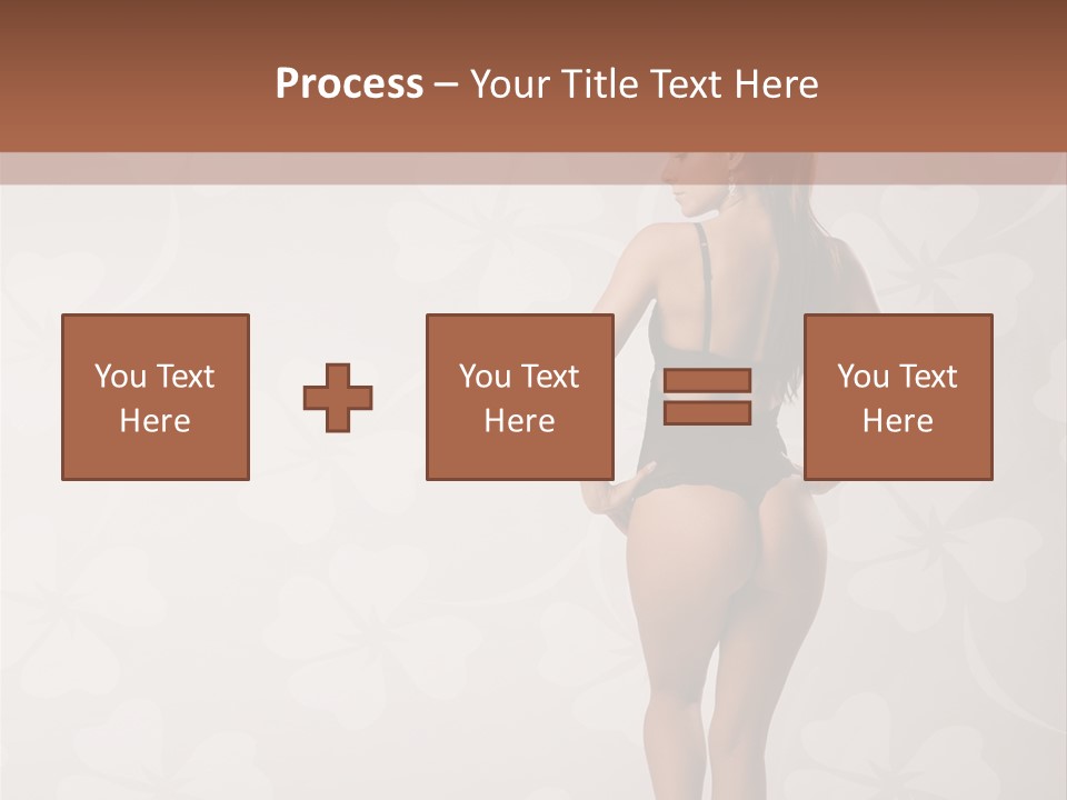 Pose Fashion Beauty PowerPoint Template