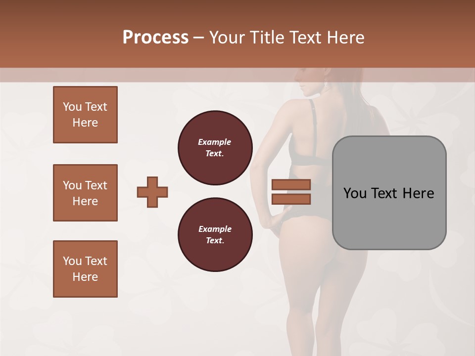 Pose Fashion Beauty PowerPoint Template