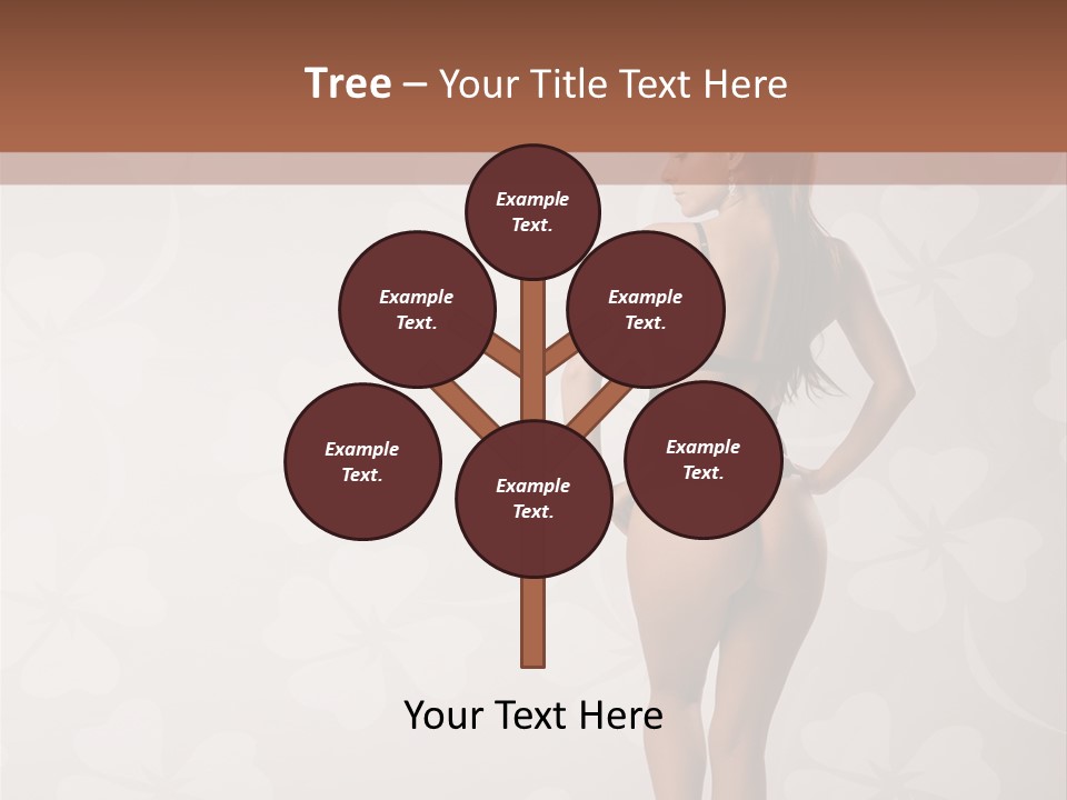 Pose Fashion Beauty PowerPoint Template