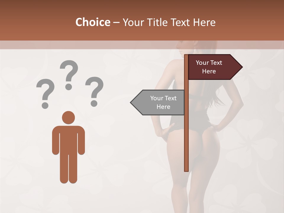 Pose Fashion Beauty PowerPoint Template