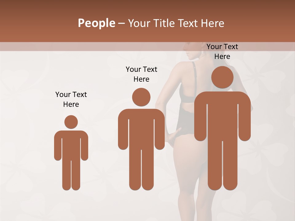 Pose Fashion Beauty PowerPoint Template