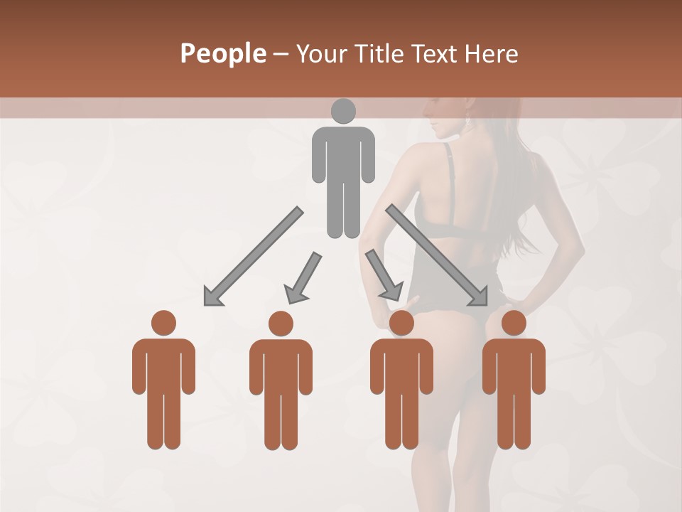 Pose Fashion Beauty PowerPoint Template