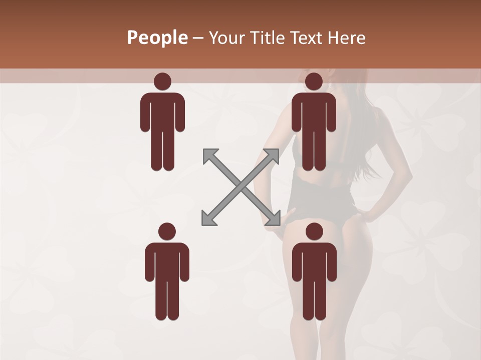 Pose Fashion Beauty PowerPoint Template