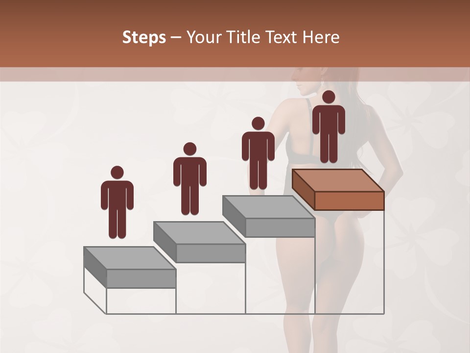 Pose Fashion Beauty PowerPoint Template