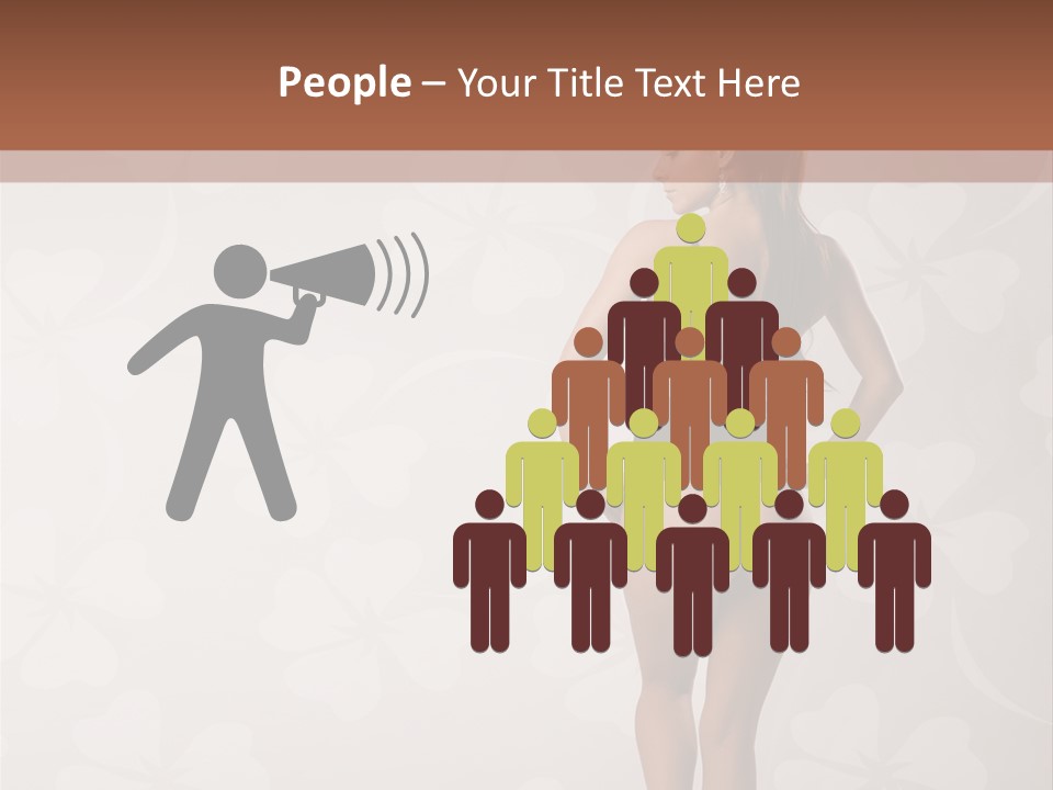 Pose Fashion Beauty PowerPoint Template