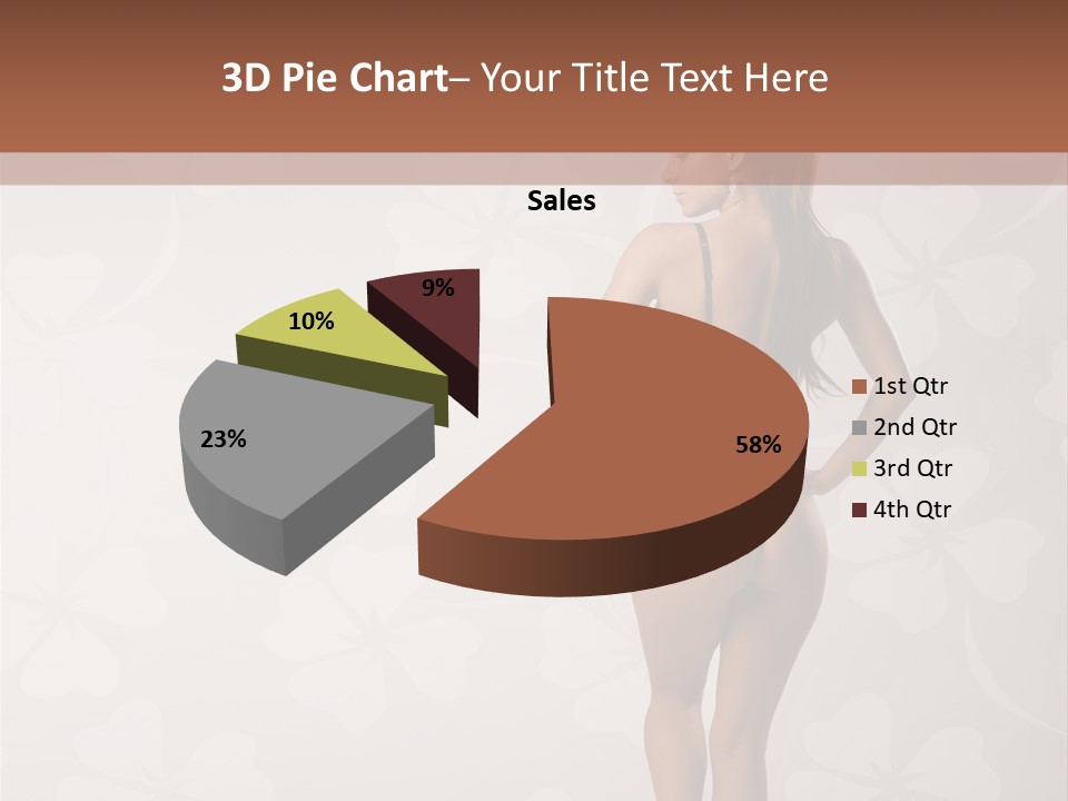 Pose Fashion Beauty PowerPoint Template