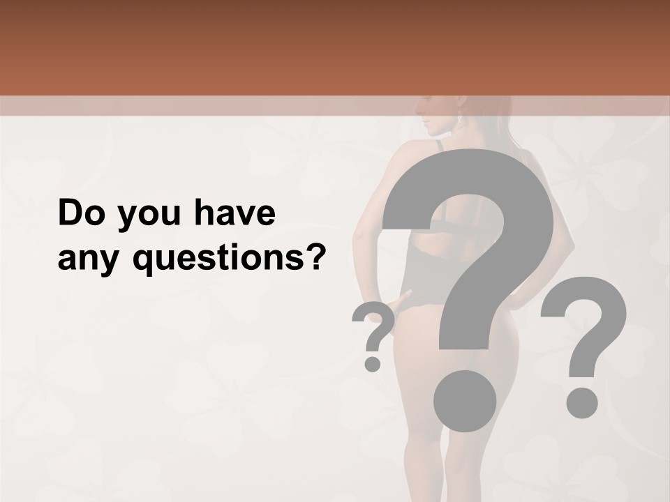 Pose Fashion Beauty PowerPoint Template