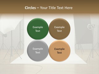 Tripod Empty Floor PowerPoint Template