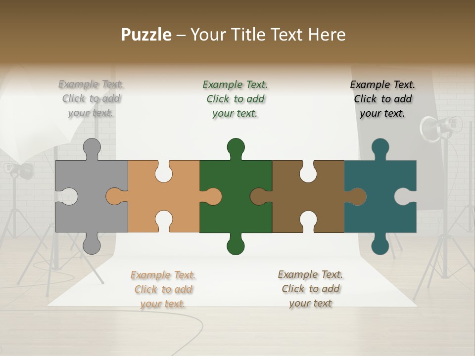 Tripod Empty Floor PowerPoint Template