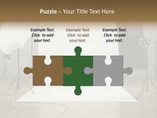 Tripod Empty Floor PowerPoint Template