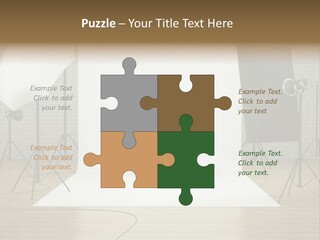 Tripod Empty Floor PowerPoint Template
