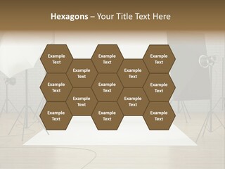 Tripod Empty Floor PowerPoint Template