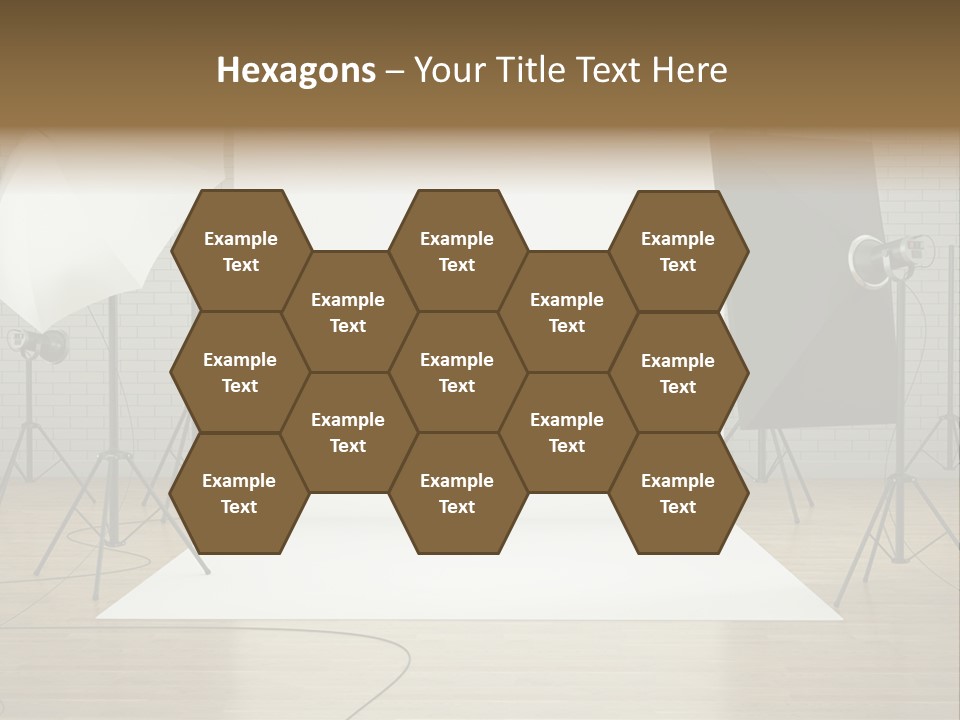 Tripod Empty Floor PowerPoint Template