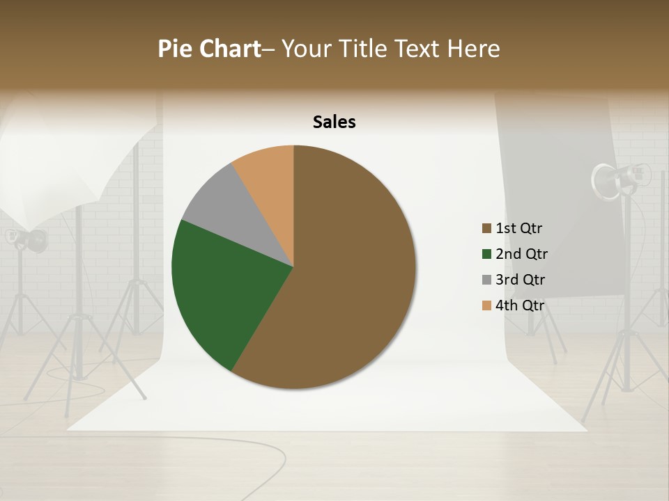 Tripod Empty Floor PowerPoint Template