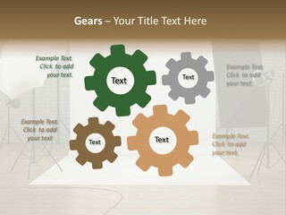 Tripod Empty Floor PowerPoint Template