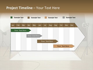 Tripod Empty Floor PowerPoint Template