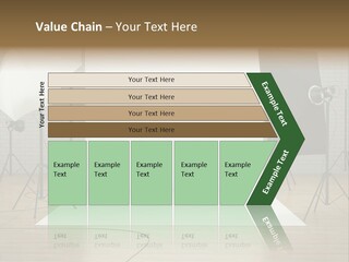 Tripod Empty Floor PowerPoint Template