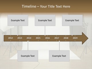 Tripod Empty Floor PowerPoint Template