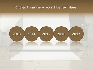Tripod Empty Floor PowerPoint Template