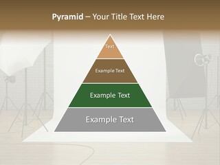 Tripod Empty Floor PowerPoint Template