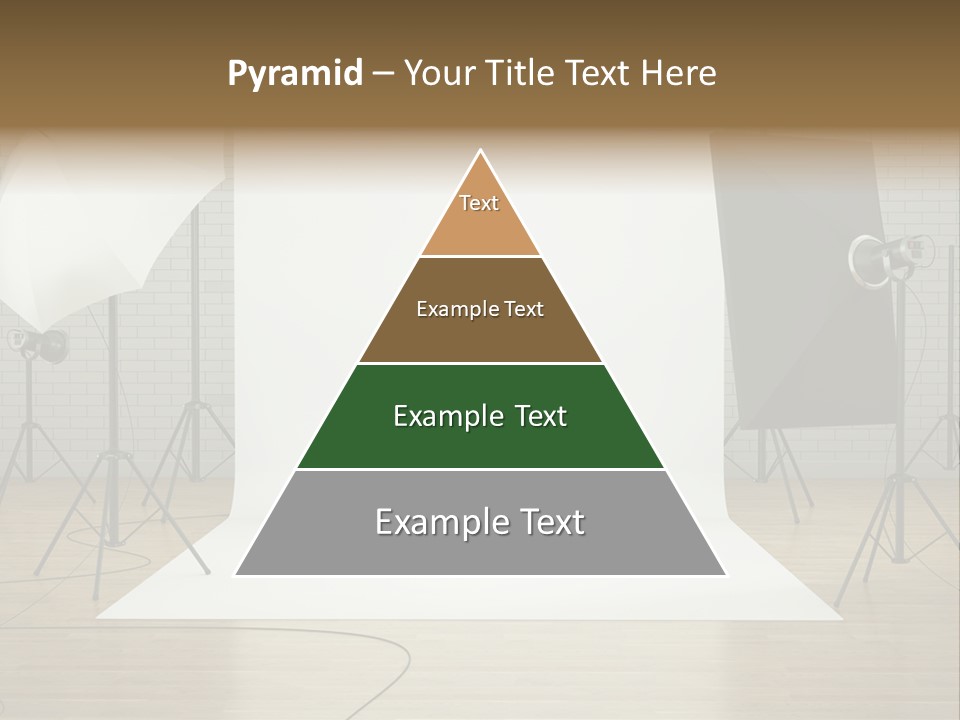 Tripod Empty Floor PowerPoint Template