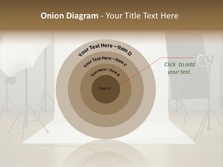 Tripod Empty Floor PowerPoint Template