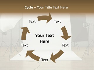 Tripod Empty Floor PowerPoint Template