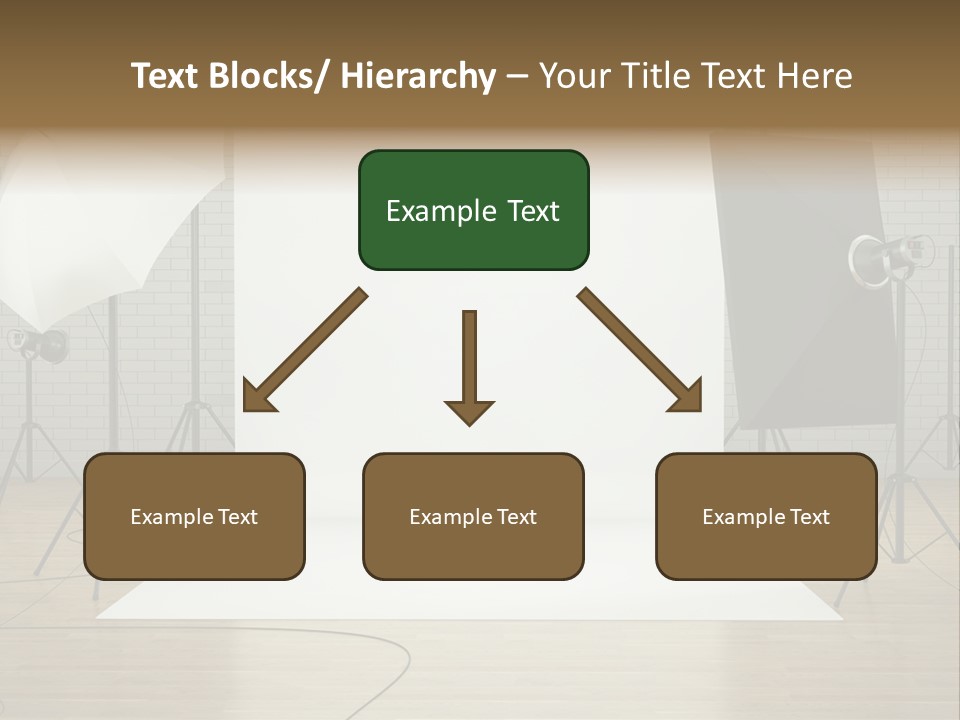 Tripod Empty Floor PowerPoint Template