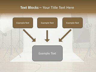 Tripod Empty Floor PowerPoint Template