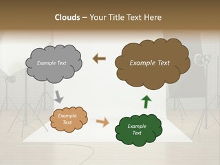 Tripod Empty Floor PowerPoint Template