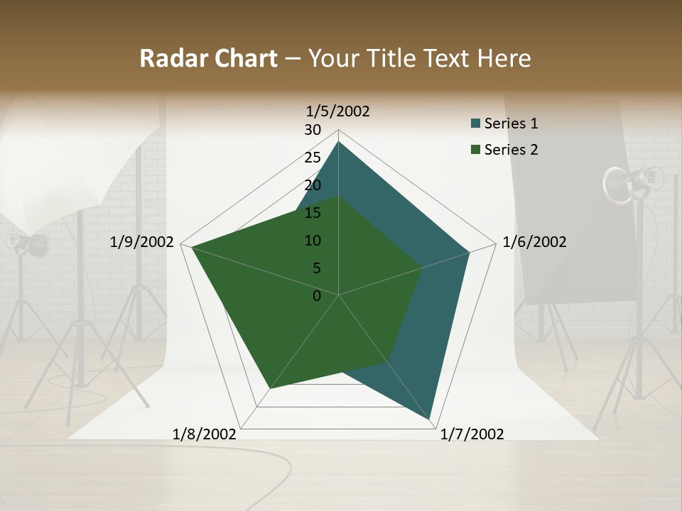 Tripod Empty Floor PowerPoint Template