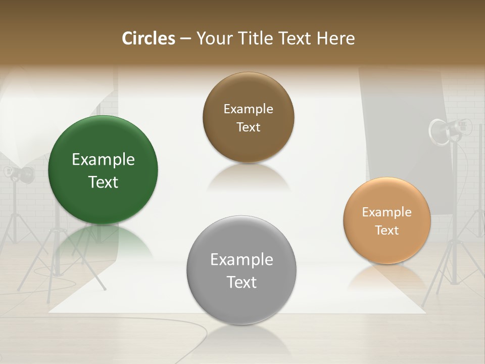 Tripod Empty Floor PowerPoint Template