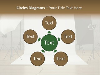 Tripod Empty Floor PowerPoint Template