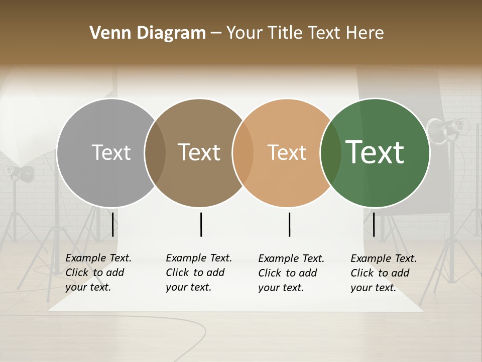 Tripod Empty Floor PowerPoint Template