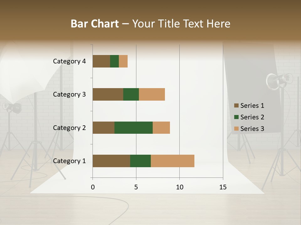 Tripod Empty Floor PowerPoint Template