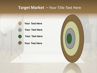Tripod Empty Floor PowerPoint Template