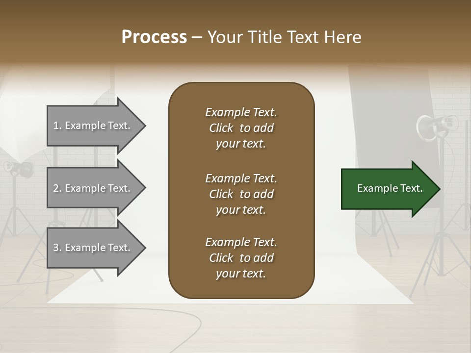 Tripod Empty Floor PowerPoint Template