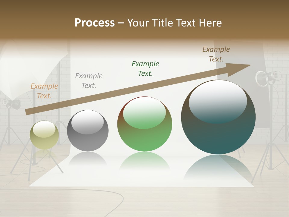 Tripod Empty Floor PowerPoint Template