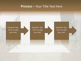 Tripod Empty Floor PowerPoint Template