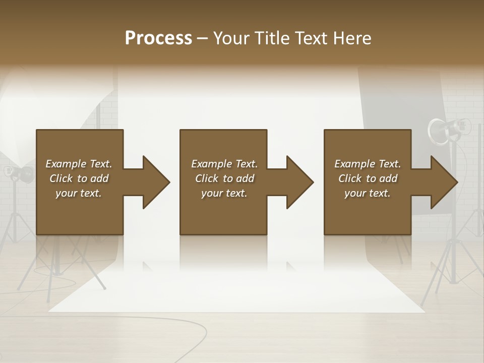 Tripod Empty Floor PowerPoint Template