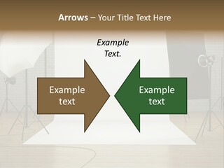 Tripod Empty Floor PowerPoint Template