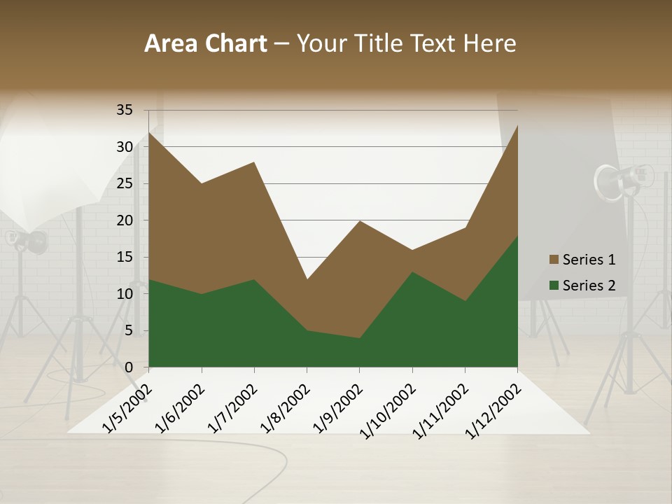 Tripod Empty Floor PowerPoint Template