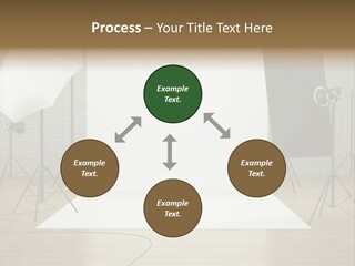 Tripod Empty Floor PowerPoint Template