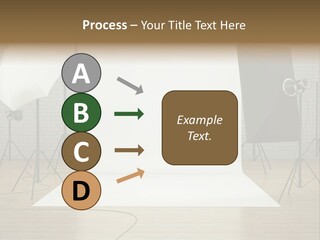 Tripod Empty Floor PowerPoint Template