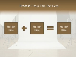 Tripod Empty Floor PowerPoint Template