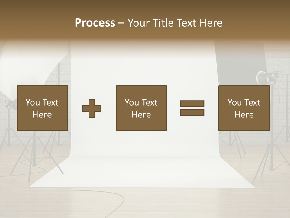 Tripod Empty Floor PowerPoint Template