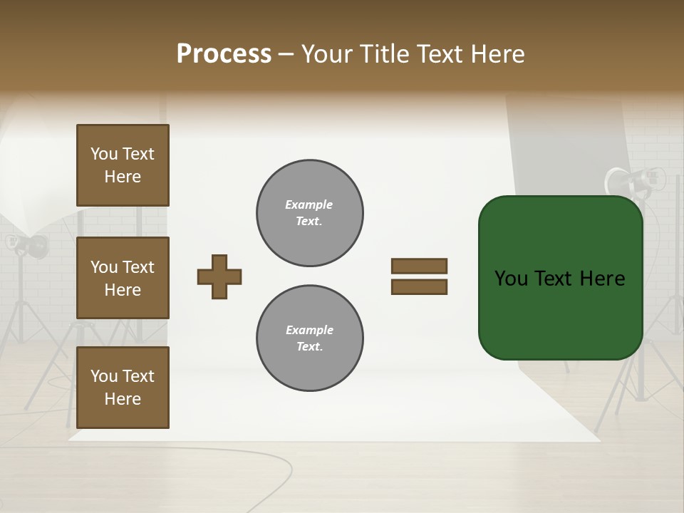 Tripod Empty Floor PowerPoint Template